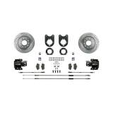 1970-1974 Camaro Signature Rear Disc Brake Conversion Kit, Black Show N' Go, Staggered Shocks Image