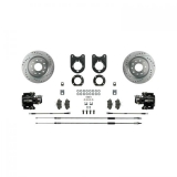 1975-1981 Camaro Signature Rear Disc Brake Conversion Kit, Black Show N' Go, Staggered Shocks