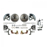 1964-1972 El Camino Manual Front Disc Brake Conversion Kit, 2 Inch Drop, Chrome Master Image