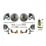 1964-1972 Chevelle Manual Front Disc Brake Conversion Kit, 2 Inch Drop Spindles Image