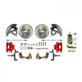 1967-1969 Camaro Manual Front Disc Brake Conversion Kit, Red Show N' Go Image