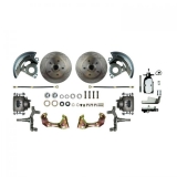 1967-1969 Camaro Manual Front Disc Brake Conversion Kit, 2 Inch Drop, Chrome Master Image