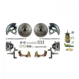 1967-1969 Camaro Manual Front Disc Brake Conversion Kit, 2 Inch Drop Spindles Image