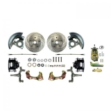 1962-1967 Nova Manual Front Disc Brake Conversion Kit, Black Show N' Go Image