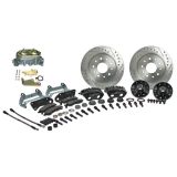 1967-1969 Camaro Signature Front Manual Disc Brake Kit, 2 Inch Drop: AFXSD31DS Image