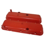 1967-1992 Camaro Big Block Valve Covers Orange No Slant Image