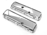 1967-1981 Camaro Big Block Chrome Valve Covers Tall Without Left Side Slant Image