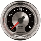 AutoMeter 2-1/16in. Fuel Level Gauge, Programmable 0-280 Ohm, American Muscle Image