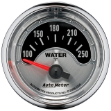 AutoMeter 2-1/16in. Water Temperature Gauge, 100-250F, American Muscle Image