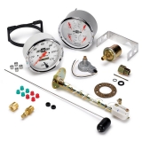 AutoMeter 2 Pc. Gauge Kit, 5in. Quad & Speedometer, 240-33 Ohm, Vintage Image