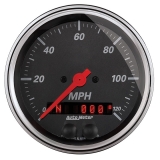 AutoMeter 3-3/8in. GPS Speedometer, 0-120 MPH, Designer Black Image