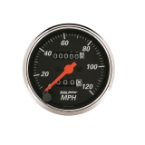 AutoMeter 3-1/8in. Speedometer, 0-120 MPH, Mechanical, Designer Black Image