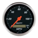 AutoMeter 3-1/8in. Speedometer, 0-120 MPH, Electric, Designer Black Image