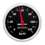 AutoMeter 5in. Speedometer, 0-120 MPH, Designer Black Image