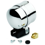 AutoMeter 2-5&8in. Pedestal W& Chrome Cup, For Electric Gauge Image