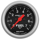 AutoMeter 2-1/16in. Fuel Pressure Gauge, 0-7 Bar, Sport-Comp Image