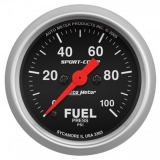 AutoMeter 2-1/16in. Fuel Pressure Gauge, 0-100 PSI, Stepper Motor, Sport-Comp Image