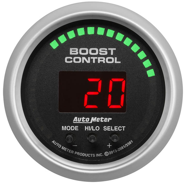 AutoMeter 2-1/16in. Boost Gauge Controller, 30 In Hg/30 PSI, Sport-Comp