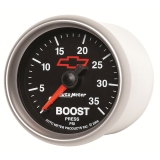 1964-1987 El Camino AutoMeter 2-1/16in. Boost Gauge, 0-35 PSI, Gm Black Image