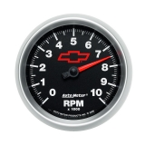 AutoMeter 3-3/8in. In-Dash Tachometer, 0-10,000 RPM, GM Black Image