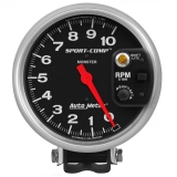 AutoMeter 5in. Pedestal Tachometer, 0-10,000 RPM, Sport-Comp with Small Shift Lite Image