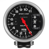 AutoMeter 5in. Pedestal Playback Tachometer, 0-11,000 RPM, Sport-Comp Image