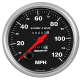 AutoMeter 5in. Speedometer, 0-120 MPH, Sport-Comp Image