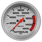 1964-1987 El Camino AutoMeter 2-5/8in. Nitrous Pressure Gauge, 0-1600 PSI, Ultra-Lite Image