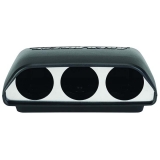 AutoMeter Universal Dash Top, Triple, 2-1/16in., Black Image