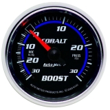 1964-1987 El Camino AutoMeter 2-1/16in. Boost/Vacuum Gauge, 30 In Hg/30 PSI, Cobalt Image