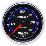 1964-1987 El Camino AutoMeter 2-1/16in. Boost Gauge, 0-60 PSI, Cobalt Image