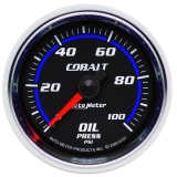 AutoMeter 2-1/16in. Oil Pressure Gauge, 0-30 PSI, Stepper Motor, Cobalt Image