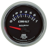 AutoMeter 2-1/16in. Oil Pressure Gauge, 0-7 Bar, Cobalt Image