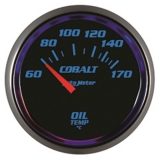 AutoMeter 2-1/16in. Oil Temperature Gauge, 60-170C, Cobalt Image