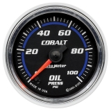 AutoMeter 2-1/16in. Oil Pressure Gauge, 0-100 PSI, Cobalt Image