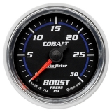 1964-1987 El Camino AutoMeter 2-1/16in. Boost Gauge, 0-30 PSI, Cobalt Image