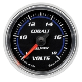 AutoMeter 2-1/16in. Voltmeter, 8-18V, Stepper Motor, Cobalt Image