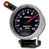 AutoMeter 3-3/4in. Pedestal Tachometer, 0-10,000 RPM, Cobalt Image