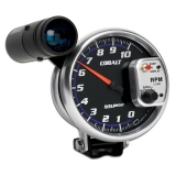 AutoMeter 5in. Pedestal Tachometer, 0-10,000 RPM, Cobalt Image