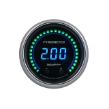 1970-1988 Monte Carlo AutoMeter 2-1/16in. Two Channel Pyrometer (Egt), 0-2,000 f (0-1,100 c), Cobalt Elite Digital Image