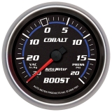 1964-1987 El Camino AutoMeter 2-5/8in. Boost/Vacuum Gauge, 30 In Hg/20 PSI, Cobalt Image