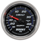 1964-1987 El Camino AutoMeter 2-5/8in. Boost/Vacuum Gauge, 30 In Hg/45 PSI, Cobalt Image