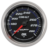 AutoMeter 2-5&8in. Oil Temperature Gauge, 140-280F, Cobalt Image