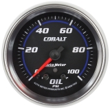 AutoMeter 2-5/8in. Oil Pressure Gauge, 0-100 PSI, Cobalt Image