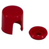 1967-1981 Camaro Alternator Positive Terminal Cap And Retainer Kit Red Image