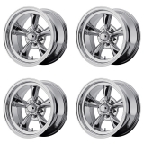 American Racing Torq Thrust D Wheel Kit, 15x7 & 15x8 Chrome Image