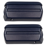 1968-1972 Nova Front Arm Rest Pad And Base Kit Dark Blue Image