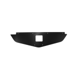 1970-1972 El Camino Radiator Support Show Panel, Plain, Black Anodized Image