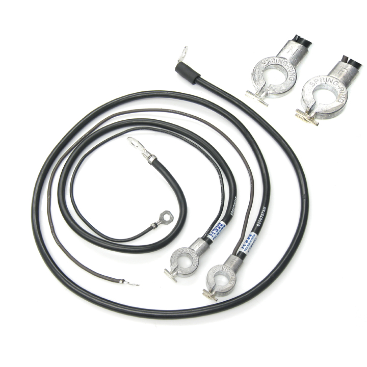 1969-1972 Chevrolet Spring Ring Battery Cables For Small Block