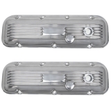 1965-1972 Chevrolet Big Block Custom Finned Aluminum Valve Covers Image